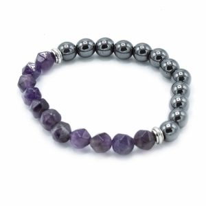 Amethyst Armband Magnetic Facet