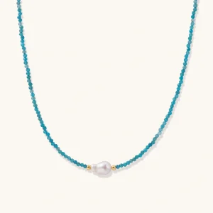 Perlmutt Halskette Apatite Dreams