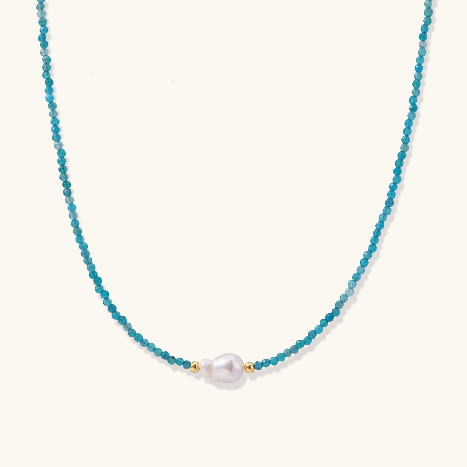 Perlmutt Halskette Apatite Dreams