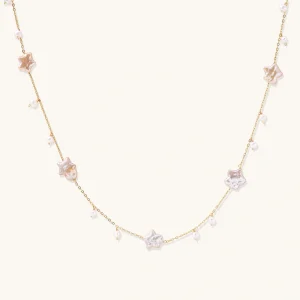 Klarquarz Halskette Celestial Stars
