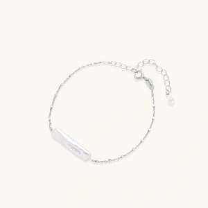 Perlmutt Halskette Baroque Pearl Chain Bracelet