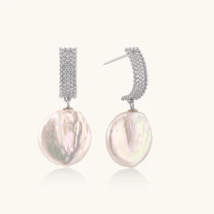 Perlmutt Ohrringe Baroque Pearl Drop Earrings