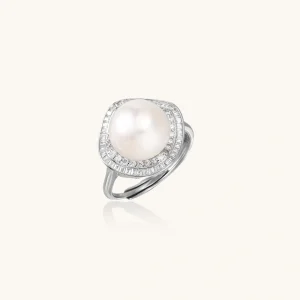 Klarquarz Ring Halo Dreams