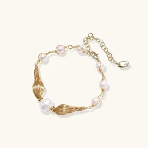 Perlmutt Armband Golden Spiral