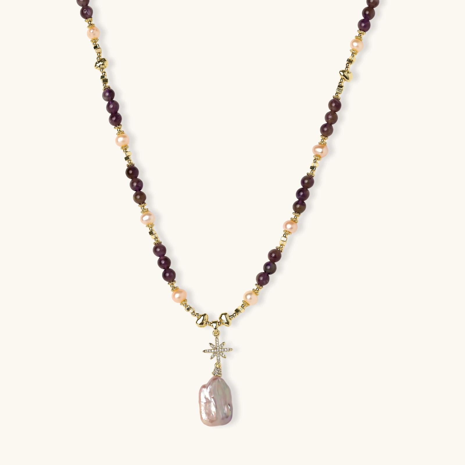 Amethyst Halskette Celestial
